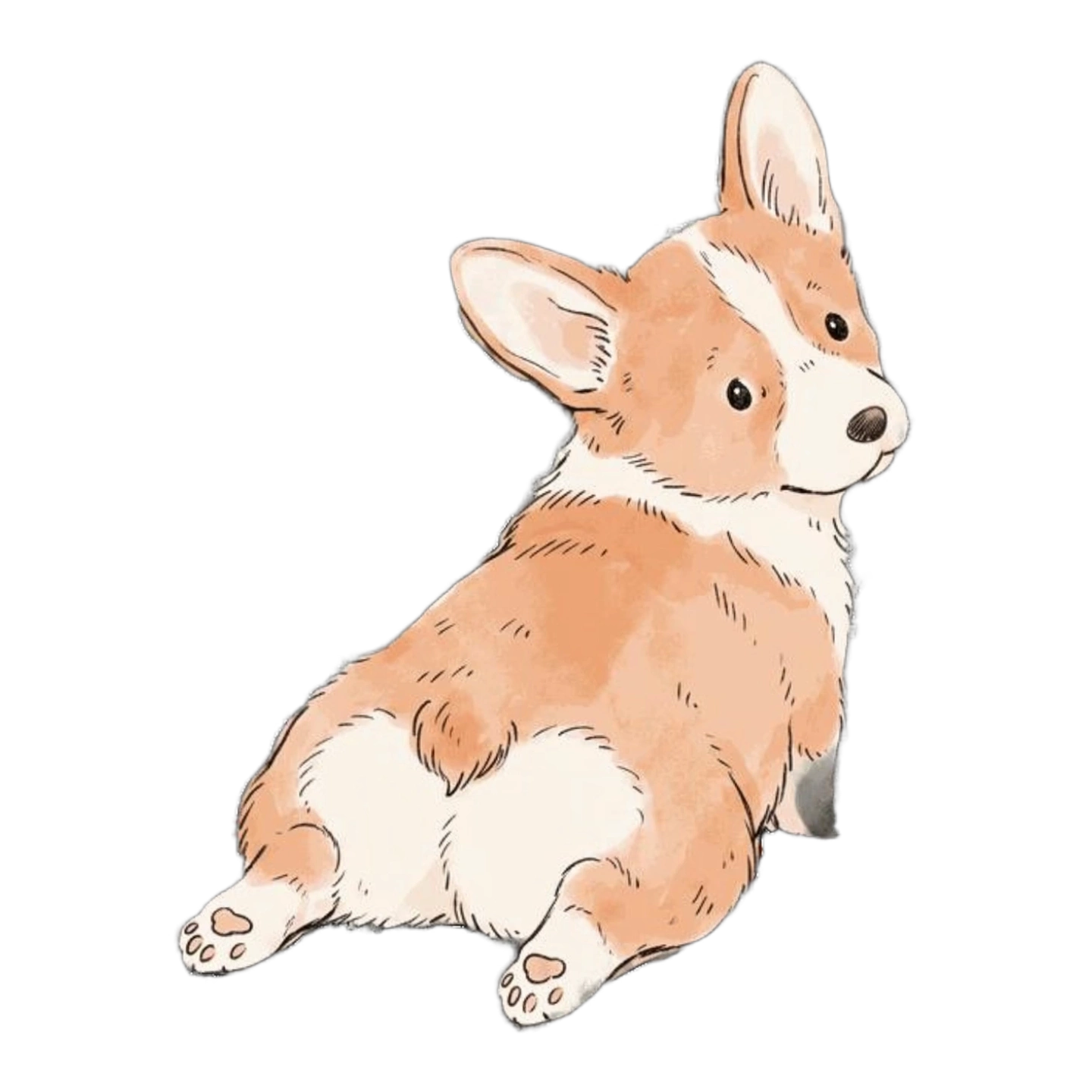 Waffles, Corgi